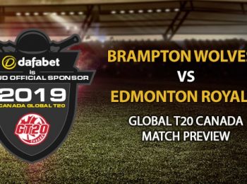 Kane Williamson - Global T20 Canada 2019 Edmonton Royals vs Brampton Wolves