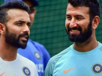 Cheteshwar Pujara Ajinkya Rahane