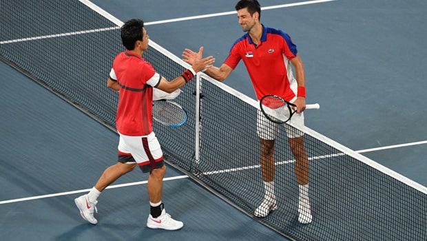 Novak Djokovic vs Kei Nishikori Tokyo Olympics 2020
