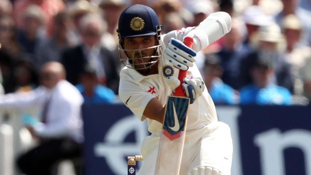 Former Indian opener Aakash Chopra has stated that vice-captain Ajinkya Rahane looked fidgety in the middle in the first innings of the ongoing first Test match against England.