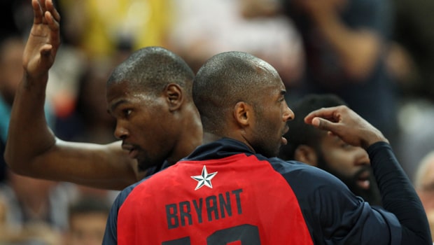 Kobe Bryant and Kevin Durant